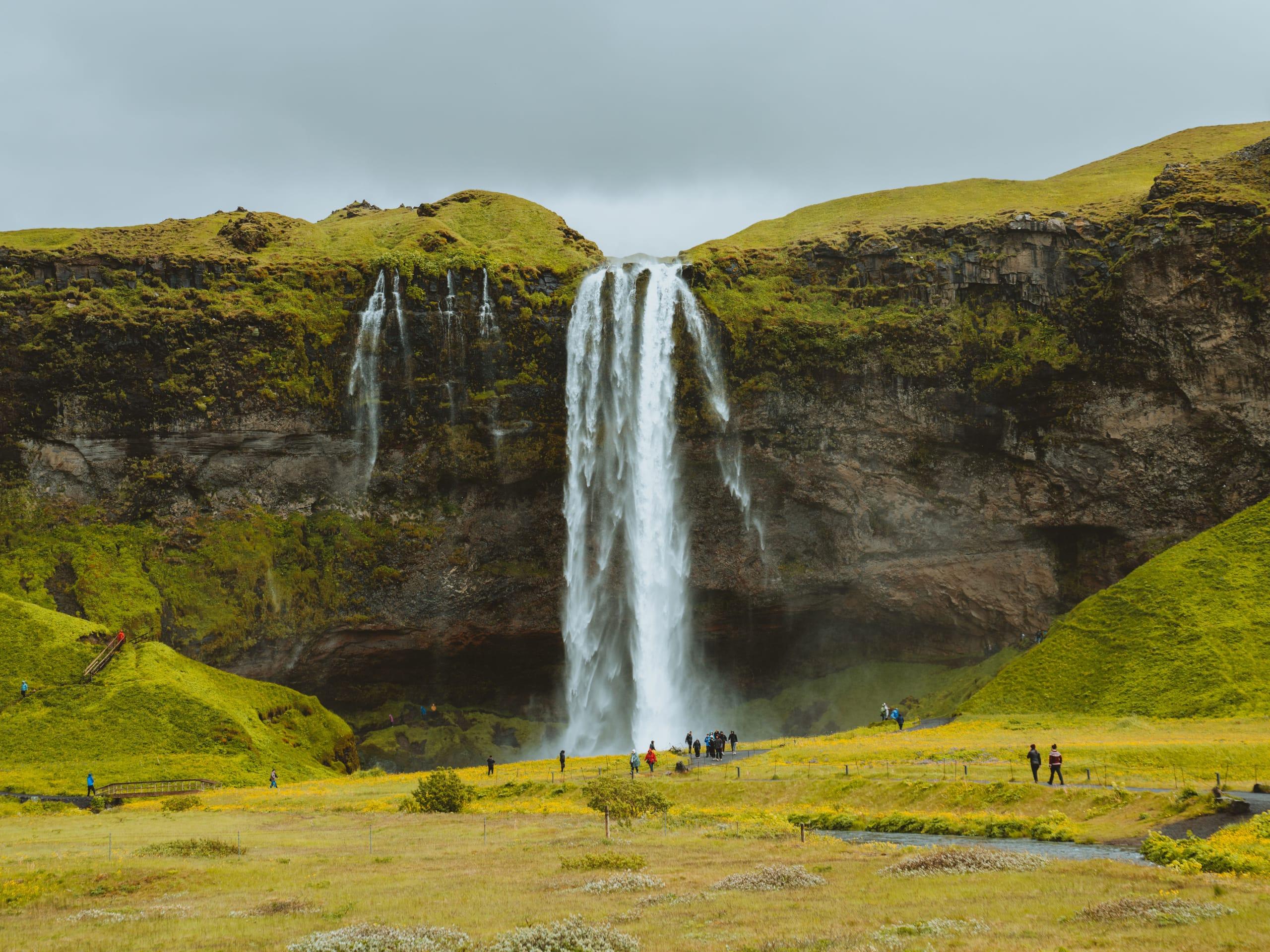 Not every winter waterfall freezes solid — volume matters as much as temperature.